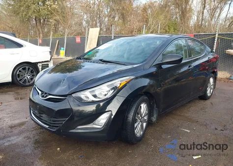 2014 Hyundai Elantra Se из США, поврежденный, VIN 5NPDH4AE8EH531355